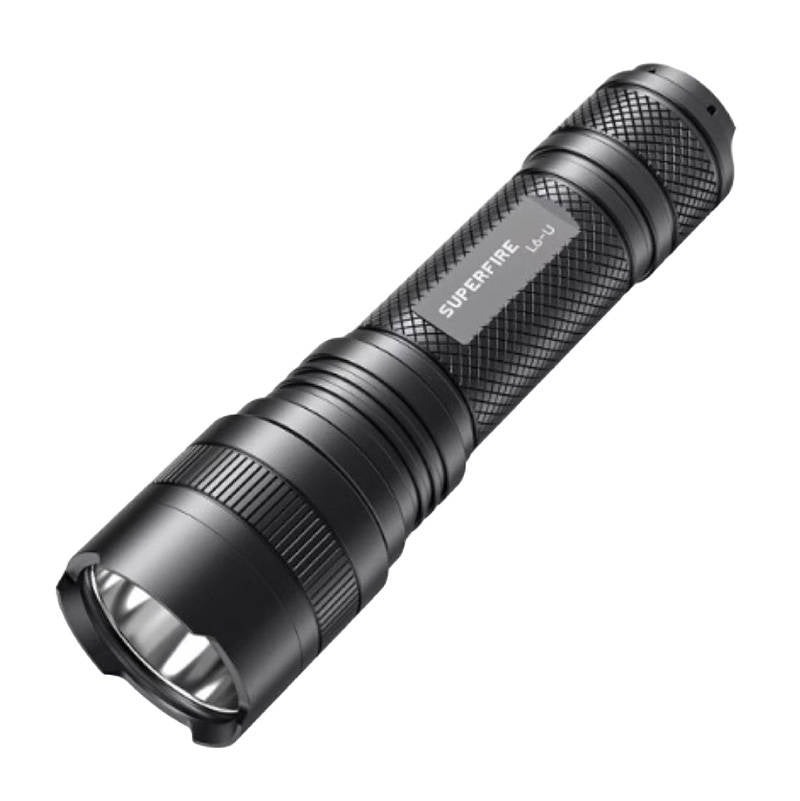 Flashlight Superfire L6-U, 1480lm, USB-C, Latarka Superfire L6-U, 1480lm, USB-C