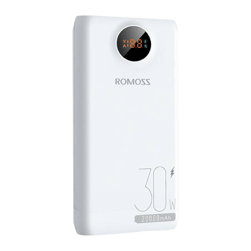 Powerbank Romoss SW20S Pro 20000mAh, 30W (white), Powerbank Romoss SW20S Pro 20000mAh, 30W (biały)