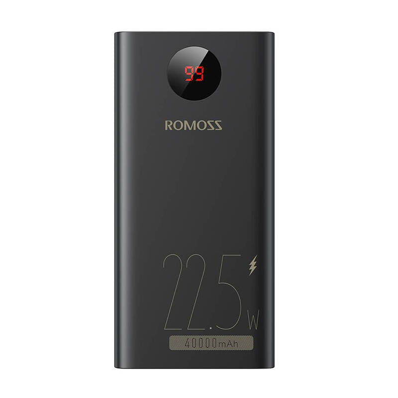 Powerbank Romoss PEA40PF 40000mAh, 22.5W (black), Powerbank Romoss PEA40PF 40000mAh, 22.5W (czarny)