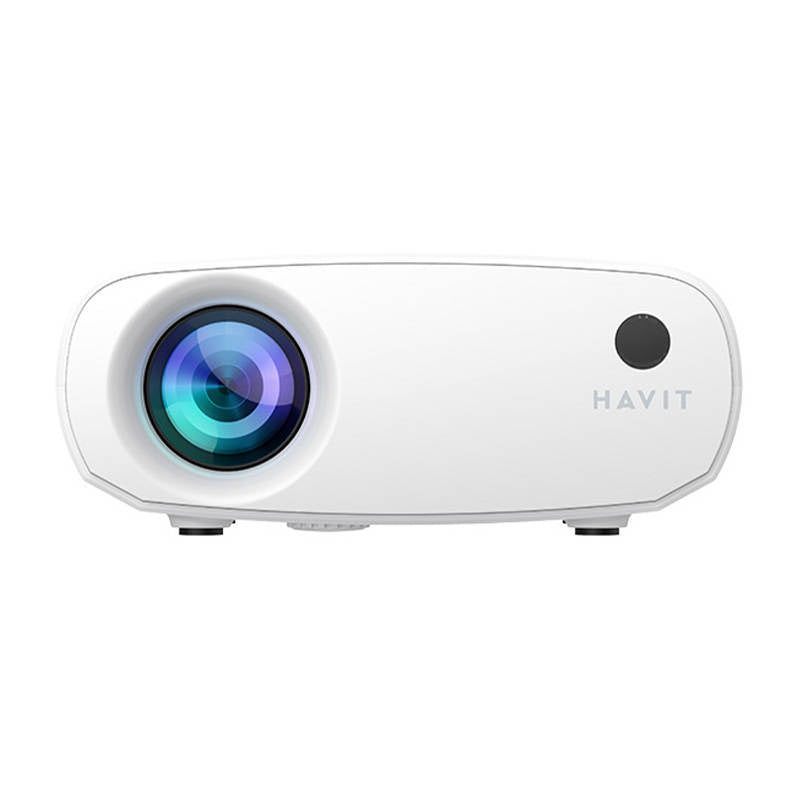 Wireless projector HAVIT PJ207 PRO (white), Bezprzewodowy Rzutnik / Projektor HAVIT PJ207 PRO (biały)