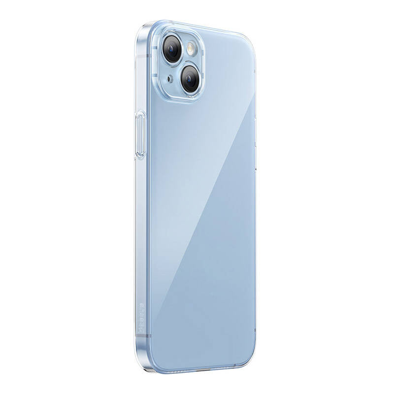 Baseus Crystal Series Case for iPhone 14 Plus + tempered glass, Etui Baseus Crystal Series do iPhone 14 Plus + szkło hartowane
