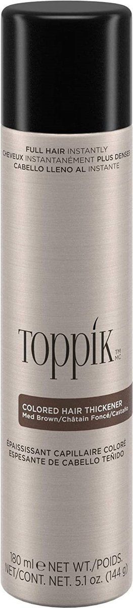 Toppik Hair Thickener Medium Спрей для утолщения каштановых волос 144г 