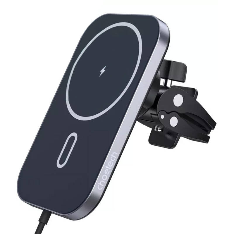 Inductive charger with handle Choetech T200-f (black), Ładowarka indukcyjna z uchwytem Choetech T200-f (czarna)