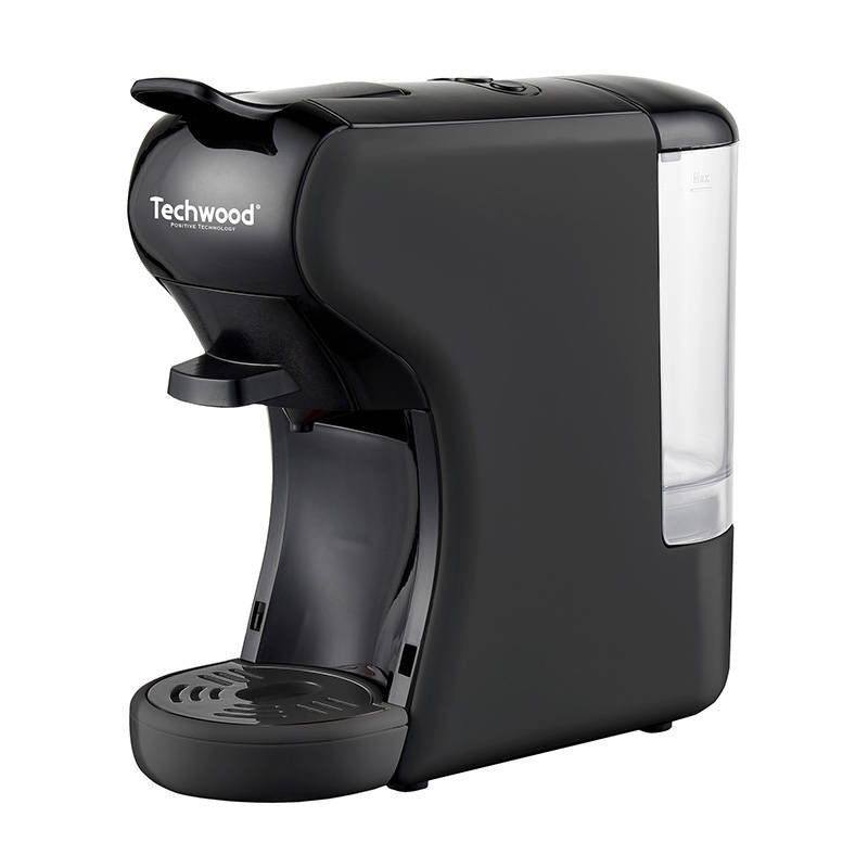 Capsule coffee maker  Techwood TCA-196N (black), Kapsułkowy ekspres do kawy 3w1 Techwood TCA-196N (czarny)