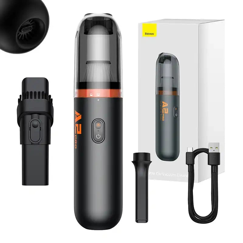 Cordless Car Vacuum Cleaner Baseus A2Pro 6000Pa (black), Bezprzewodowy odkurzacz samochodowy Baseus A2Pro 6000Pa (czarny)
