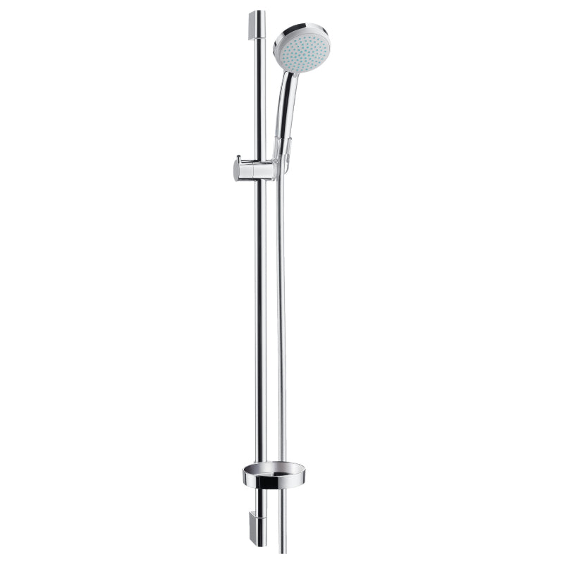 Hansgrohe Croma 100 Shower set Vario with shower bar 90 cm and soap dish 27771000