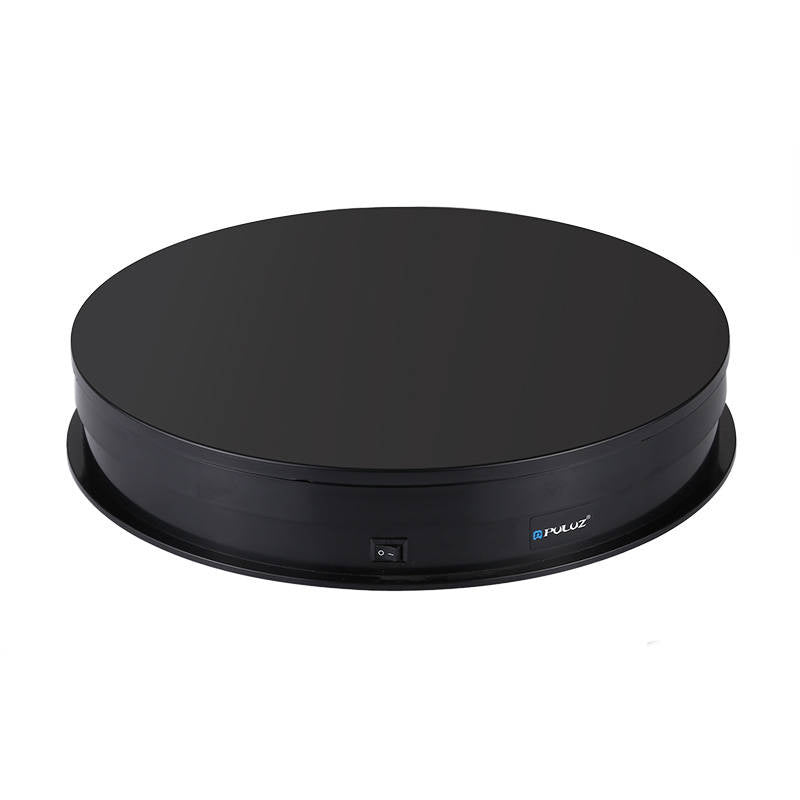 Electric Rotating Turntable Display Puluz 30cm USB (black), Obrotowa podstawka do zdjęć Puluz 30 cm (czarna)
