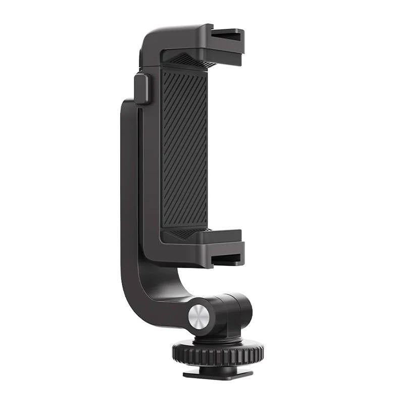 Phone holder PGYTECH with 1/4" and cold shoe, Uchwyt na telefon PGYTECH z gwintem 1/4 i stopką