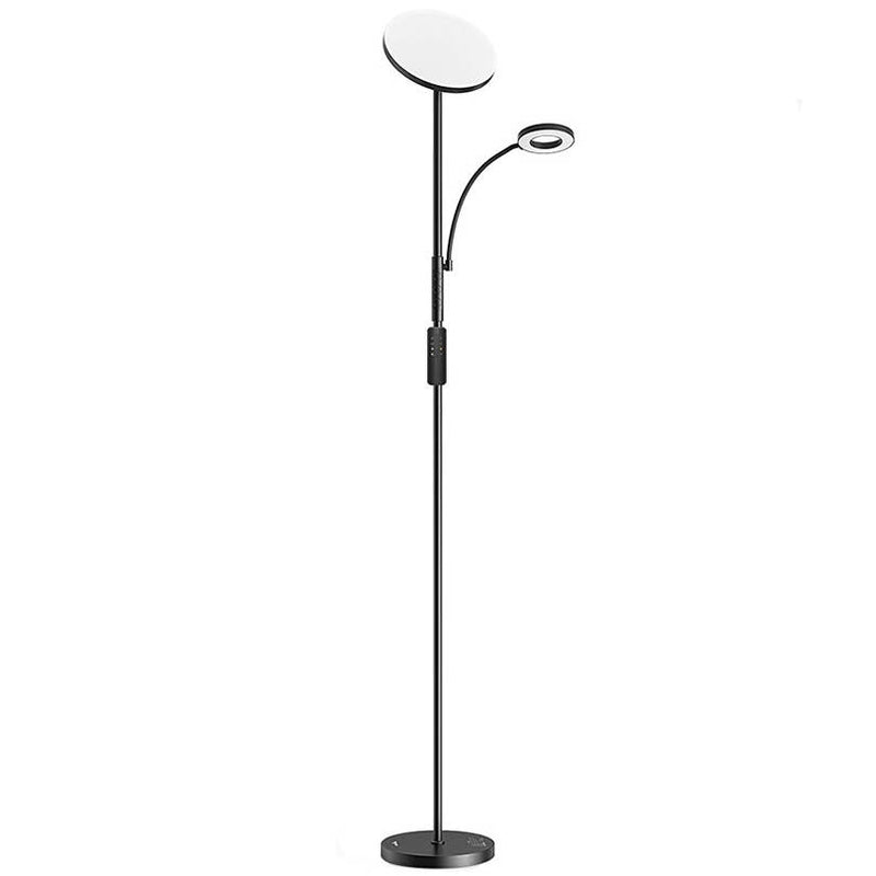 Double Floor Lamp with remote BlitzWill BWL-FL-0001, 36W (black), Podwójna lampa podłogowa z pilotem BlitzWill BWL-FL-0001 36W (czarna)