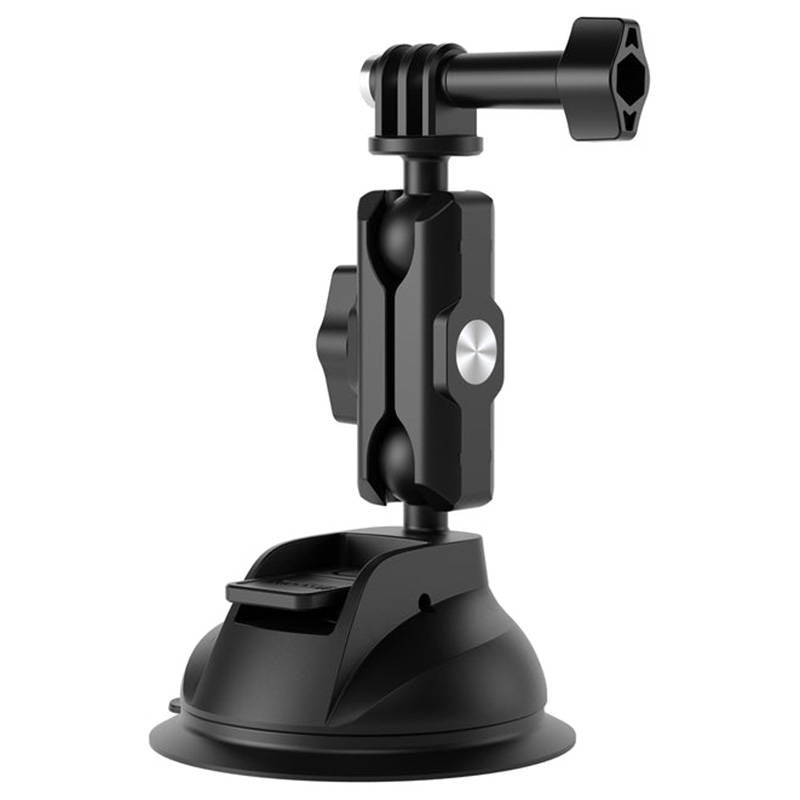TELESIN Universal Suction Cup Holder with phone holder and action camera mounting TE-SUC-012, Mocowanie z przyssawką Telesin do telefonów i kamer sportowych