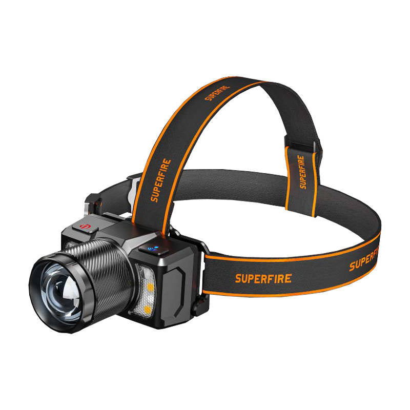 Headlight Superfire HL25, 700lm, USB-C, Latarka czołowa Superfire HL25, 700lm, USB-C