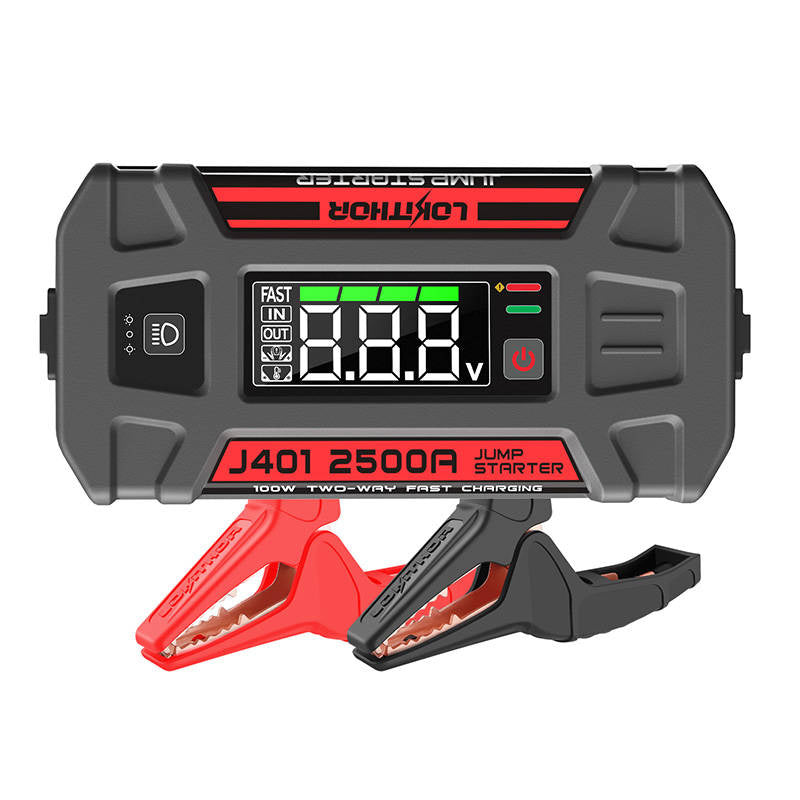 Lokithor J401 Jump Starter / Booster 2500A + Powerbank 20000mAh + Flashlight 4-in-1 Device, Urządzenie 3 w 1: Jump Starter / Rozrusznik / Booster 2500A + Powerbank 20000mAh + Latarka Lokithor J401