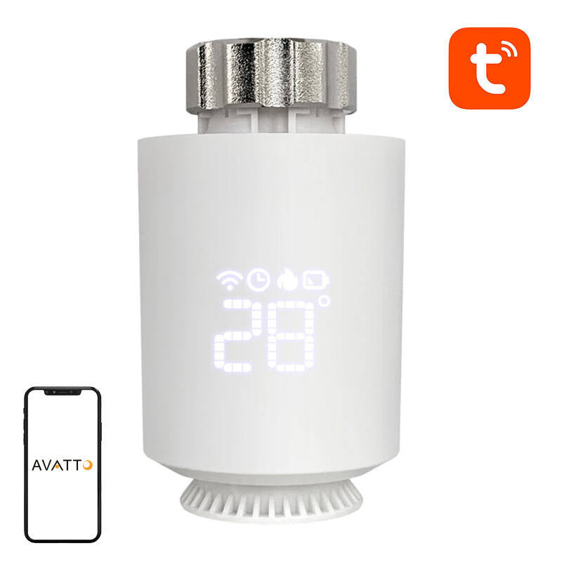Smart Thermostat Radiator Valve Avatto TRV06 Zigbee 3.0 TUYA, Inteligentna głowica termostatyczna Avatto TRV06 Zigbee 3.0 TUYA