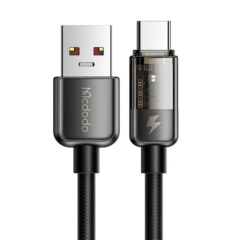 Cable USB-C Mcdodo CA-3151 6A, 1.8m (black), Kabel USB-C Mcdodo CA-3151, 6A, 1.8m (czarny)