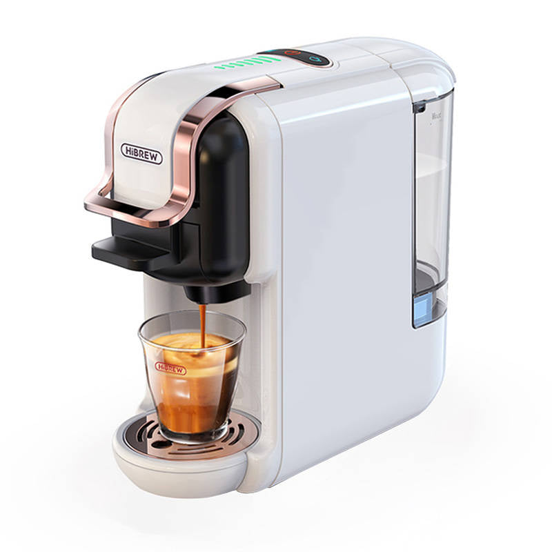 Capsule coffee maker 5 in 1 HiBREW H2B (white), Kapsułkowy ekspres do kawy 5w1 HiBREW H2B (biały)