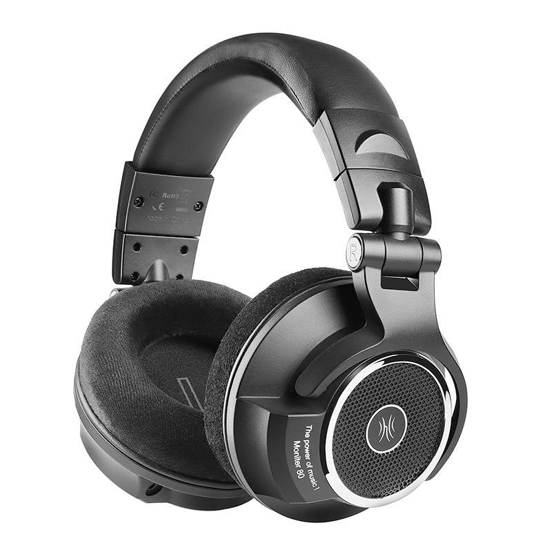 Oneodio Monitor 80 wired headphones (black), Słuchawki przewodowe Oneodio Monitor 80 (czarne)