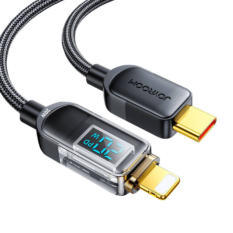 Kabel do USB-C Lightning 20W 1.2m Joyroom S-CL020A4 (czarny), Kabel do USB-C Lightning 20W 1.2m Joyroom S-CL020A4 (czarny)