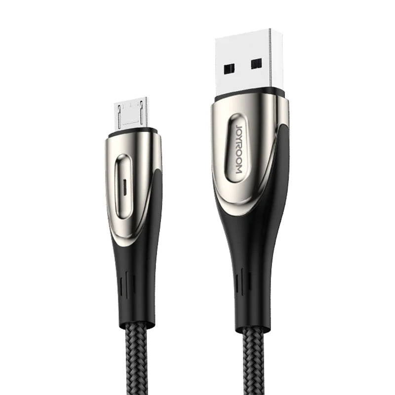 Fast Charging Cable to Micro USB / 2.4A / 3m Joyroom S-M411 (black), Kabel szybkiego ładowania do Micro USB / 2.4A / 3m Joyroom S-M411 (czarny)