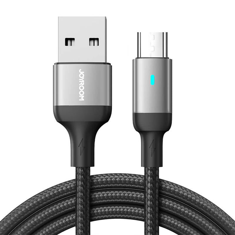 Cable to Micro USB-A / 2.4A / 2m Joyroom S-UM018A10 (black), Kabel do Micro USB-A / 2.4A / 2m Joyroom S-UM018A10 (czarny)