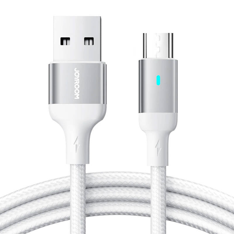 Cable to Micro USB-A / 2.4A / 2m Joyroom S-UM018A10 (white), Kabel do Micro USB-A / 2.4A / 2m Joyroom S-UM018A10 (biały)