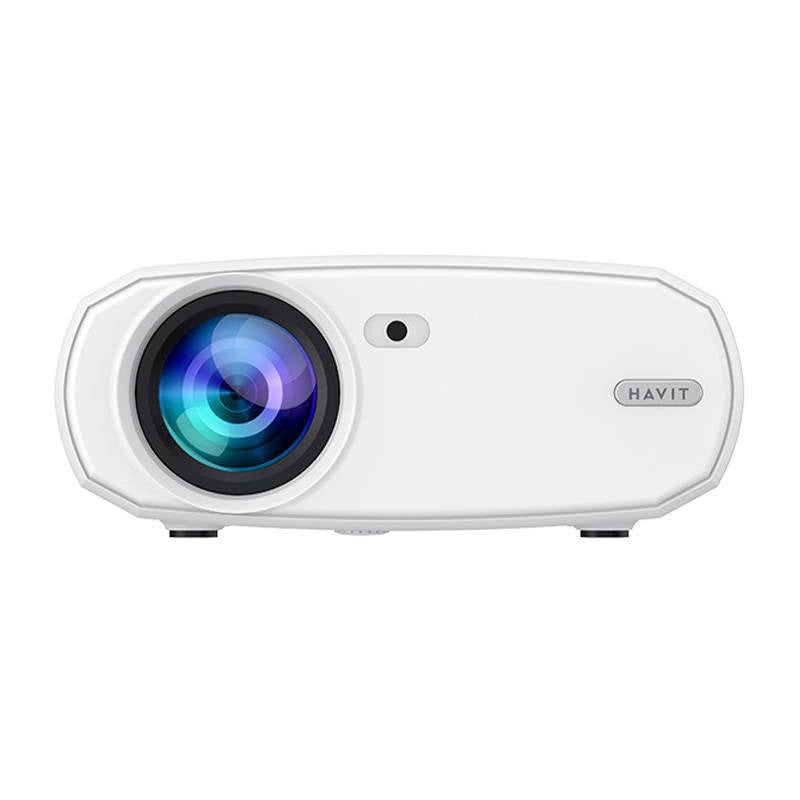 Wireless projector HAVIT PJ202 (white), Bezprzewodowy Rzutnik / Projektor HAVIT PJ202 (biały)