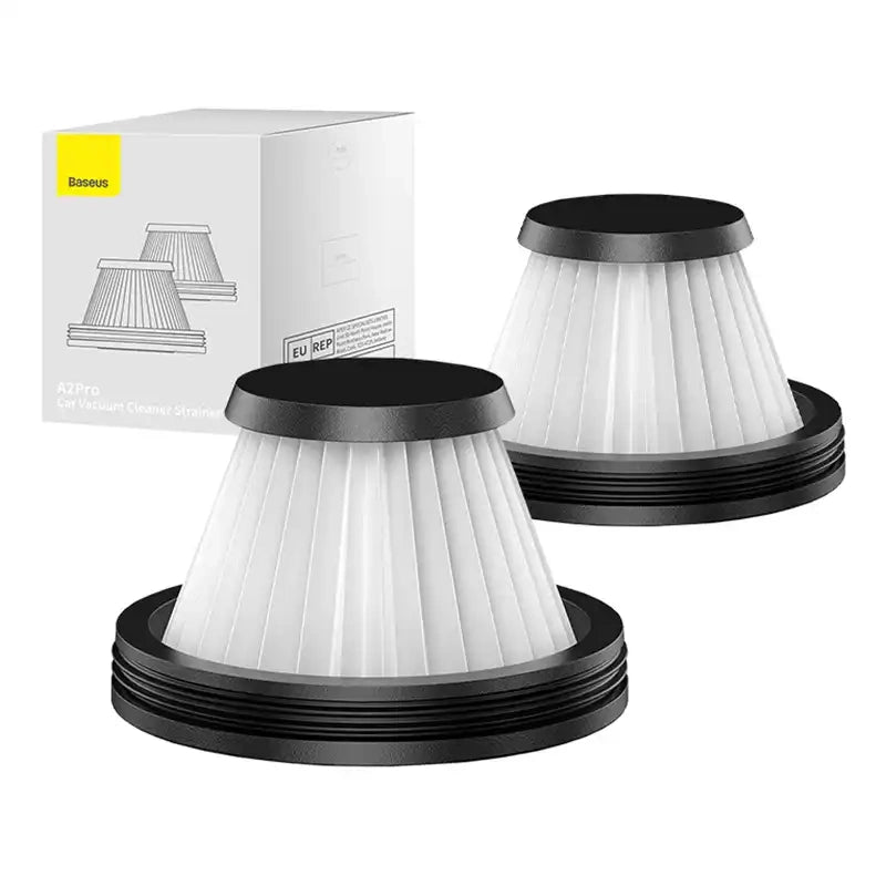 Baseus A2Pro Car vacuum Cleaner filters 2 PCS (Black), Filtr do odkurzacza samochodowego Baseus A2Pro 2 szt (czarny)