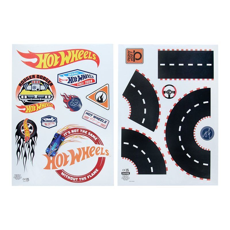 Paladone Hot Wheels Personalisation Wall Decals
