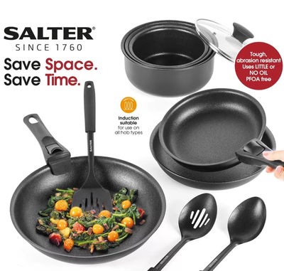 Salter BW12055IS Clip & Cook 14-Piece Kitchen Set
