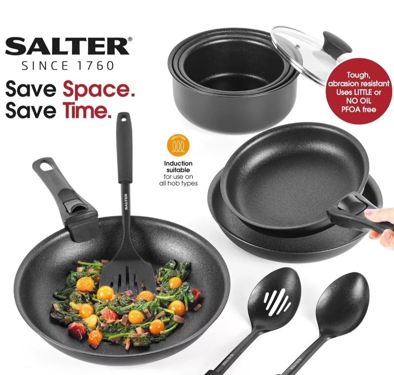 Salter BW12055IS Clip & Cook 14-Piece Kitchen Set