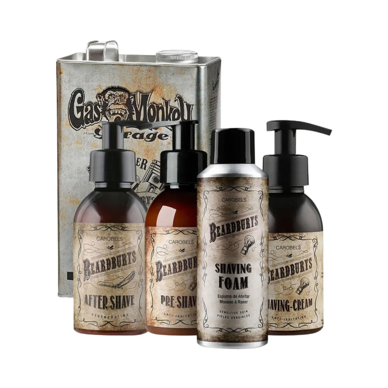 Beardburys „Gas Monkey Beardburys Shaving Kit” skutimosi rinkinys