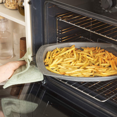 Salter BW08473G1EU7 Marblestone 38cm Chip Tray