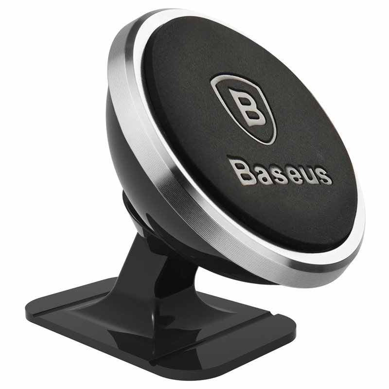 Baseus Magnetic car holder for smartphone (silver), Baseus Magnetyczny uchwyt samochodowy do telefonu (srebrny)