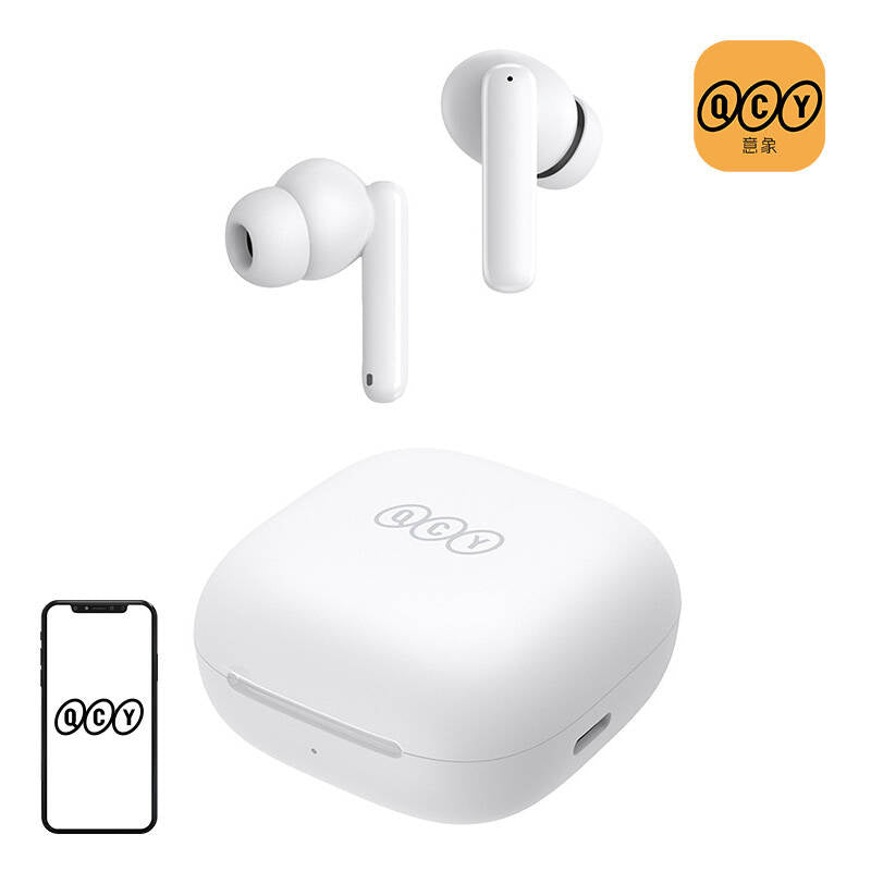 Wireless Earphones TWS QCY T13 ANC (white), Słuchawki TWS QCY T13 ANC (białe)
