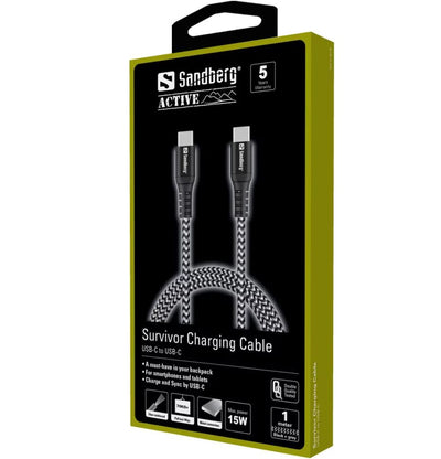 Sandberg 441-38 Survivor USB-C to USB-C Cable, 1M