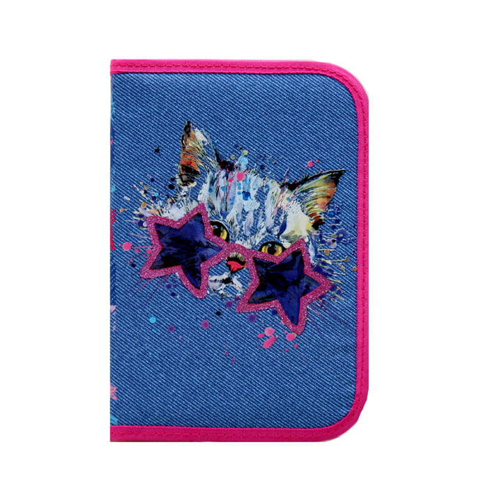 Hama 00139125 Crazy Cat, 21 cm x 17 cm, Blue/Pink