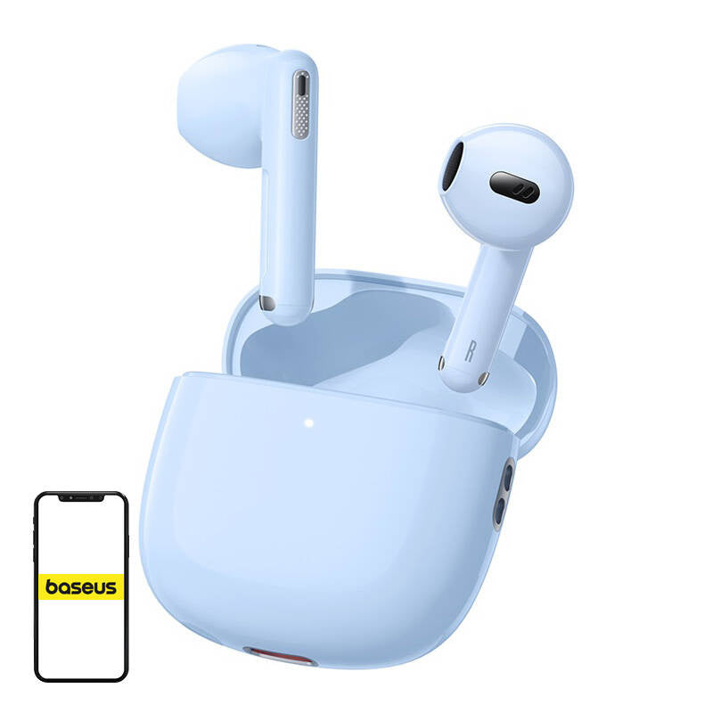 Earphones TWS Baseus Bowie WX5 (blue), Słuchawki TWS Baseus Bowie WX5 (niebieskie)