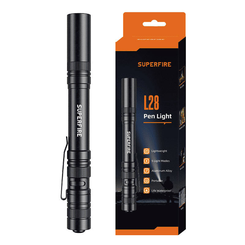 Flashlight Superfire L28, 121lm, Latarka Superfire L28, 121lm