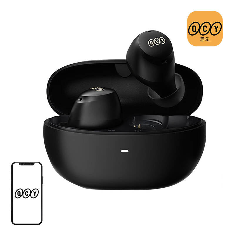 Wireless Earphones TWS QCY HT07 ArcBuds ANC (black), Słuchawki TWS QCY HT07 ArcBuds ANC (czarne)