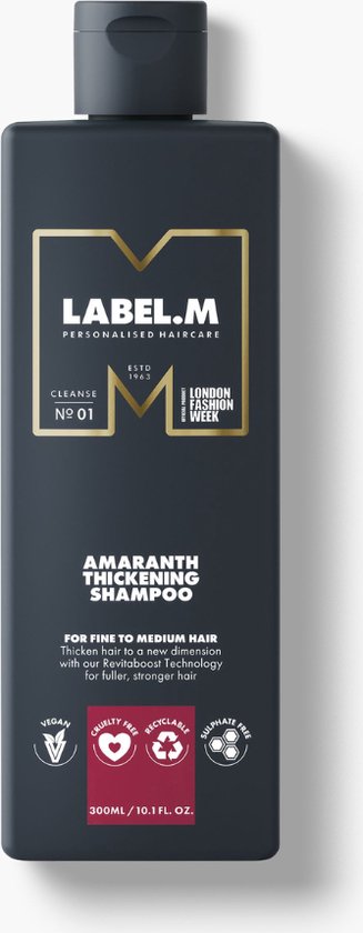 Label.m Amaranth thickening shampoo 300ml