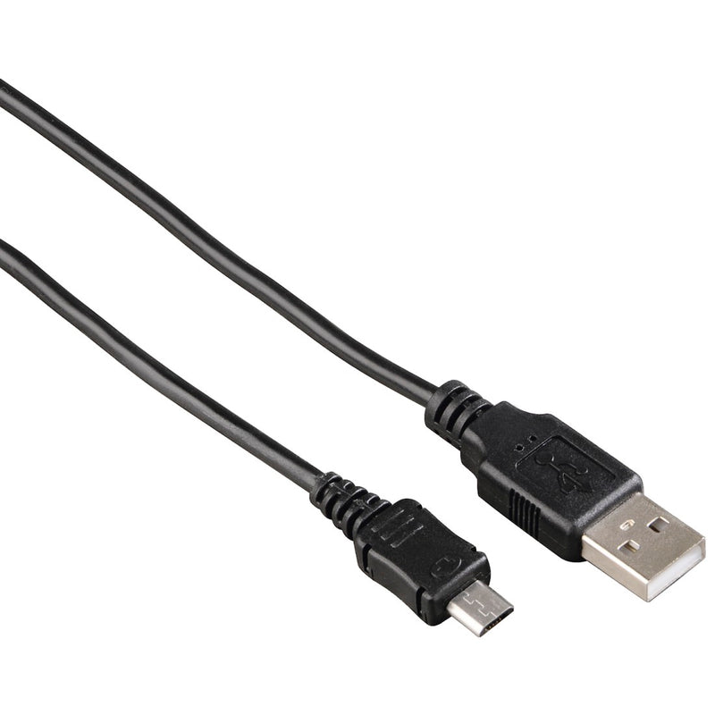 Hama 00173672 Charging/Data Cable, Micro-USB 0.6m Black