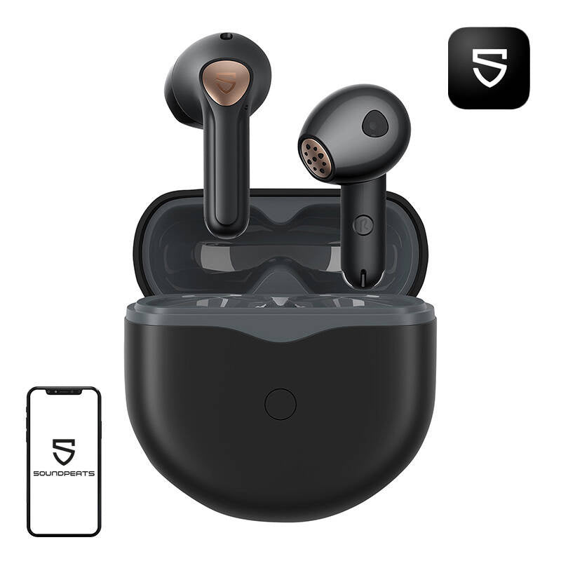Earphones TWS  Soundpeats Air 4 (black), Słuchawki TWS Soundpeats Air 4 (czarne)