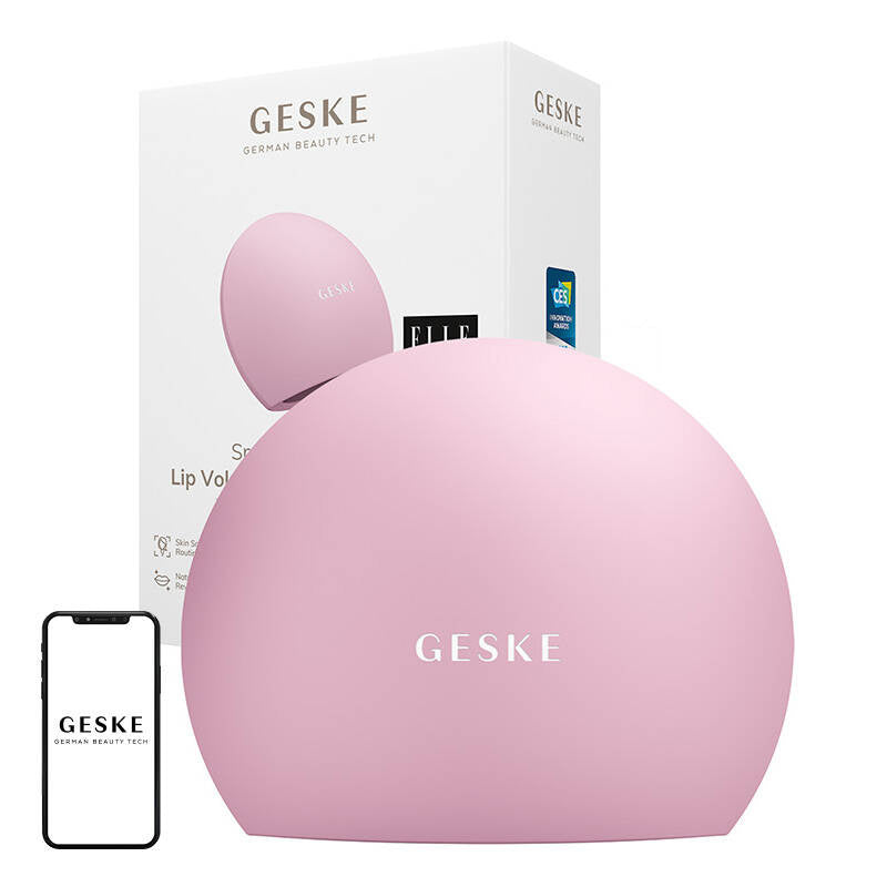 Lip Volumizer & Booster Geske with APP (pink), Silikonowy powiększacz ust punktowy 4w1 Geske z Aplikacją (różowy)