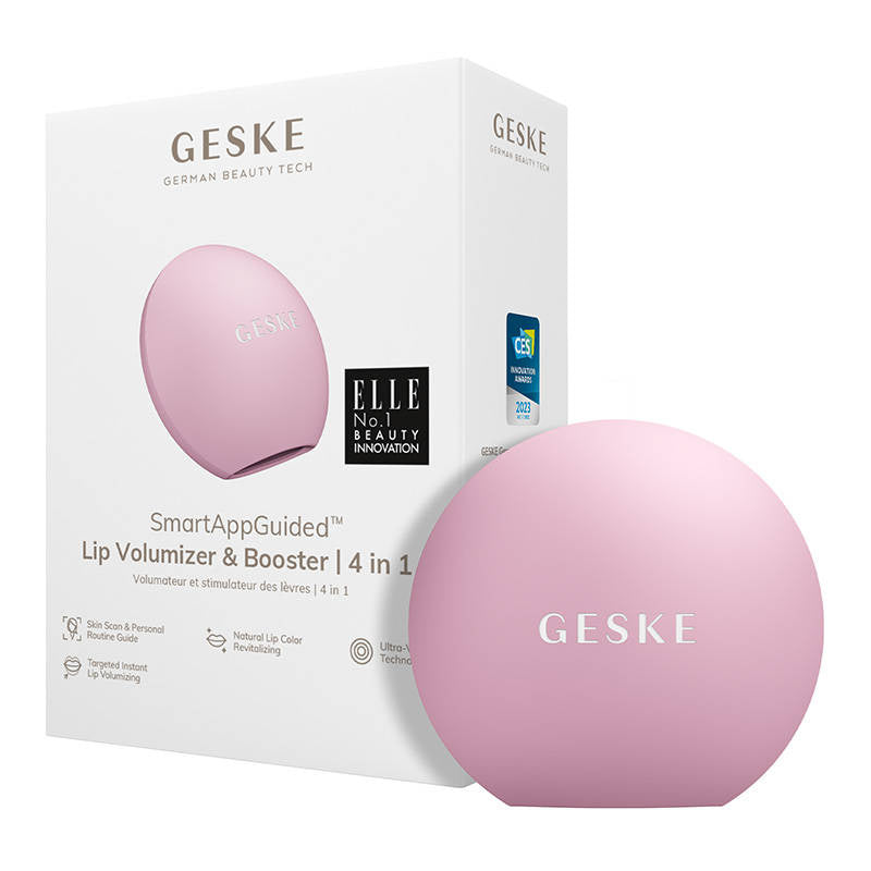 Targeted Lip Volumizer & Booster Geske with APP (pink), Silikonowy powiększacz ust 4w1 Geske z Aplikacją (różowy)