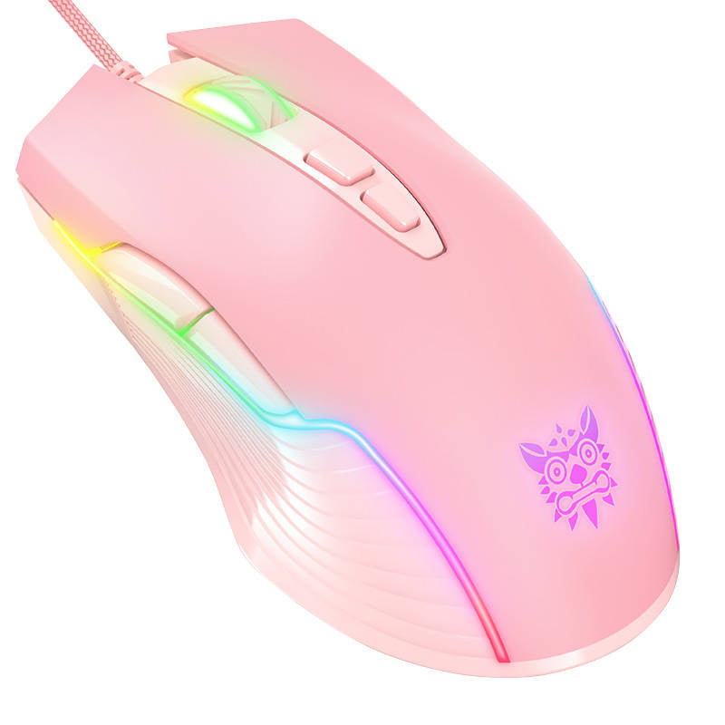 Gaming mouse ONIKUMA CW905 pink, Mysz gamingowa ONIKUMA CW905 różowa