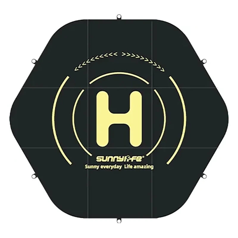 Landing pad for drones Sunnylife 110cm hexagon - Double Sided (TJP10), Mata lądowisko Sunnylife do dronów 110cm heksagon - dwustronne - wodoodporne (TJP10)
