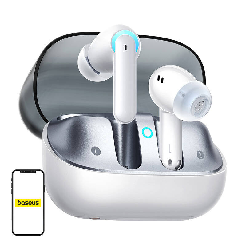 Earphones TWS Baseus AeQur G10 (white), Słuchawki TWS Baseus AeQur G10 (białe)