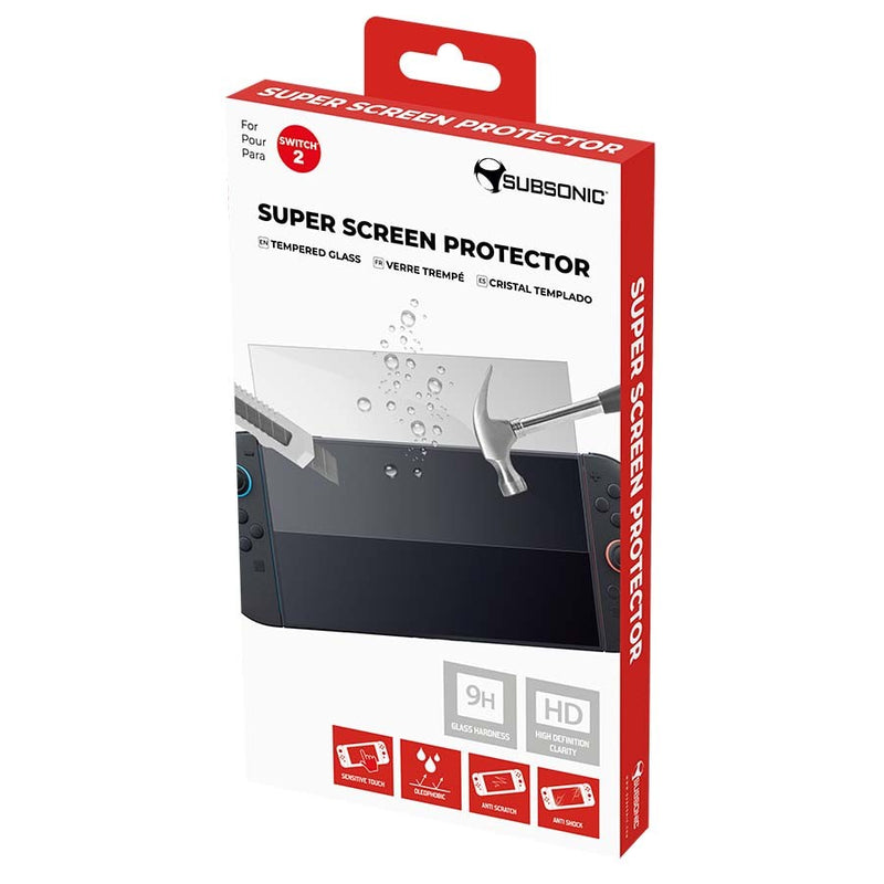 Subsonic Super Screen Protector Tempered Glass for Nintendo Switch 2