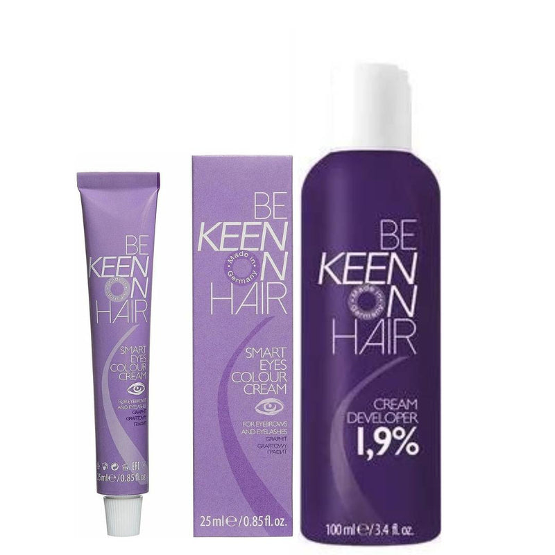 BLACK Eyebrow and eyelash dye BE KEEN ON HAIR 60ml, 100ml