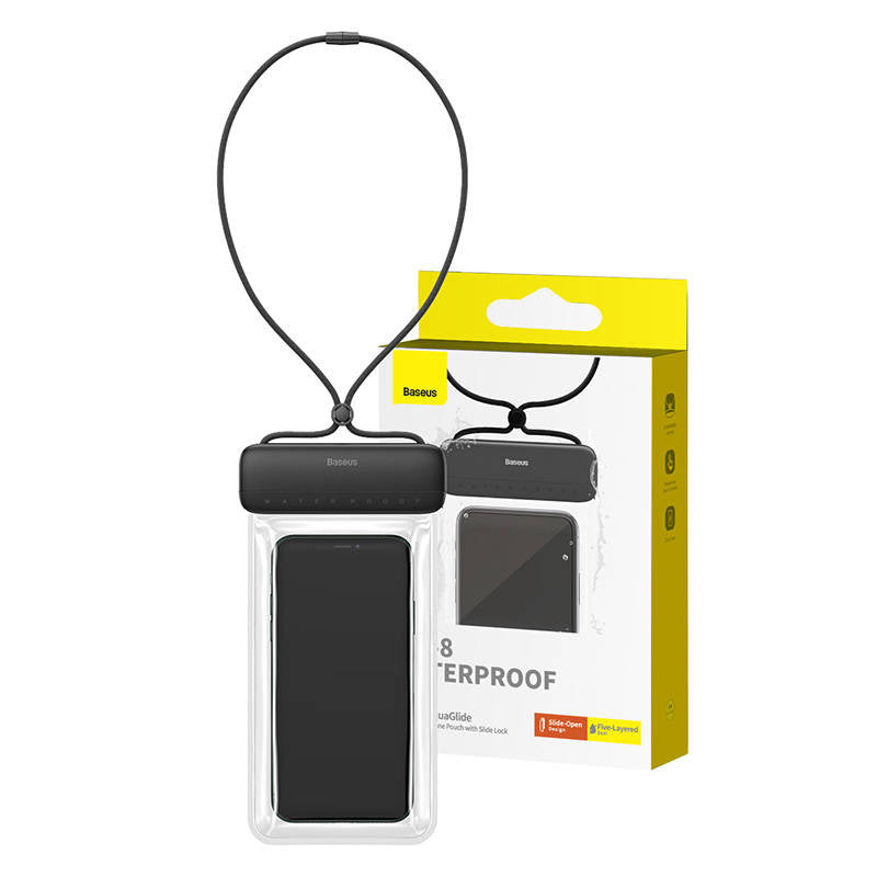 Waterproof phone case Baseus AquaGlide (black), Wodoodporne etui Baseus AquaGlide (czarne)