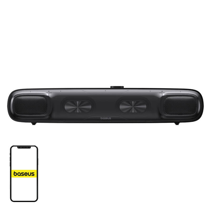 Mini Soundbar Baseus AeQur without battery (black), Mini Soundbar Baseus AeQur bez baterii (czarny)